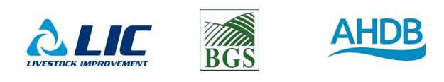LIC, BGS and AHDB logos
